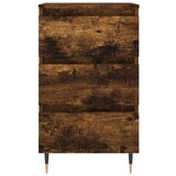 thumbnail of Tables de chevet 2 pcs chêne fumé 40x35x69 cm bois ingénierie – Modèle Ligne Droite