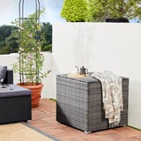 thumbnail of CASARIA® Polyrattan Auflagenbox quadratisch 75x75x70cm grau