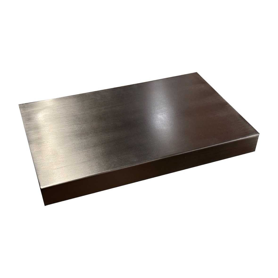 KAWOLA Tablett MADELINE gebürsteter Edelstahl für Armlehne Sofa