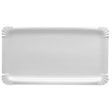 thumbnail of ABC Pak 250 Teller, Pappe [ff] eckig 18 cm x 33 cm weiss (95624, 250 Stück)