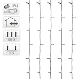 thumbnail of ECD Germany LED Lichterkette 36 m 480 LEDs Warmweiß IP44 Innen/Außen Weihnachtsbaum Beleuchtung Lichterkette Grün Kabel