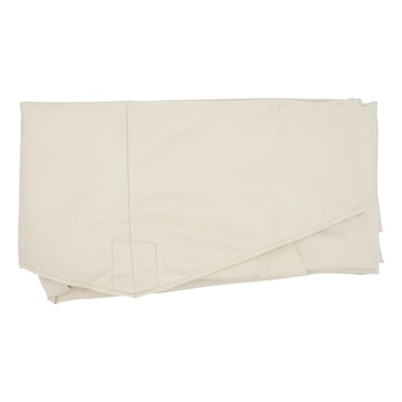Cobertura de substituição para o guarda-sol cantilever Deluxe HWC-D14, cobertura para guarda-sol redondo Ø 3m ~ creme sem aba