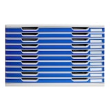 thumbnail of Exacompta 324003D MODULO A3 modulaire ladenbox met 10 gesloten laden voor A3+ documenten, Office, grijs-blauw