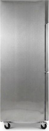 thumbnail of Romux® Kühlschrank mit 2 Türen 68 cm mit Umluftkühlung | Gastro Kühlschrank aus Edelstahl mit 600 L Kapazität - 3 Einlegeböden und 550 W