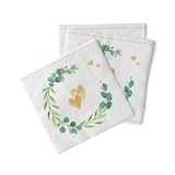 thumbnail of Sovie HOME Serviette Eukalyptus/Herzen aus Tissue 33 x 33 cm, 20 Stück