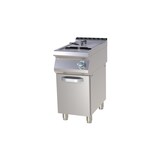 thumbnail of Gastro Elektro Fritteuse Friteusse Standgerät Unterbau 17 Liter 400x730x900 mm 50-190°C 13,5 kW