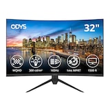 thumbnail of ODYS XP32 Curved Monitor 32" (80cm), 2.560 x 1.440 px (WQHD), 165 Hz, 1 ms, 120% sRGB