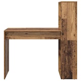thumbnail of vidaXL Schreibtisch mit Regal Altholz 113 x 54 x 120 cm Holzwerkstoff