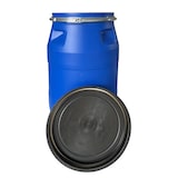 thumbnail of Bidón de Plástico Boca Ancha Azul | Homologado para Uso Alimentario y Almacenaje Seguro | Cierre Ballesta -