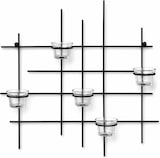 thumbnail of DanDiBo Kerzenhalter Wand Metall Schwarz Wandteelichthalter 50 cm 5XXL Wandkerzenhalter Kerzenhalter Teelichthalter Wandleuchter