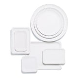 thumbnail of MONOUSO - Pappschale rechteckig weiß 18x24cm (800 Stück)