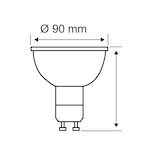 thumbnail of Paulmann Spot encastré LED 3-Step-Dim Base Kit de base orientable  rond 90mm 20° GU10 3x5W 3x350lm 230V gradable 3000K Acier brossé 93424