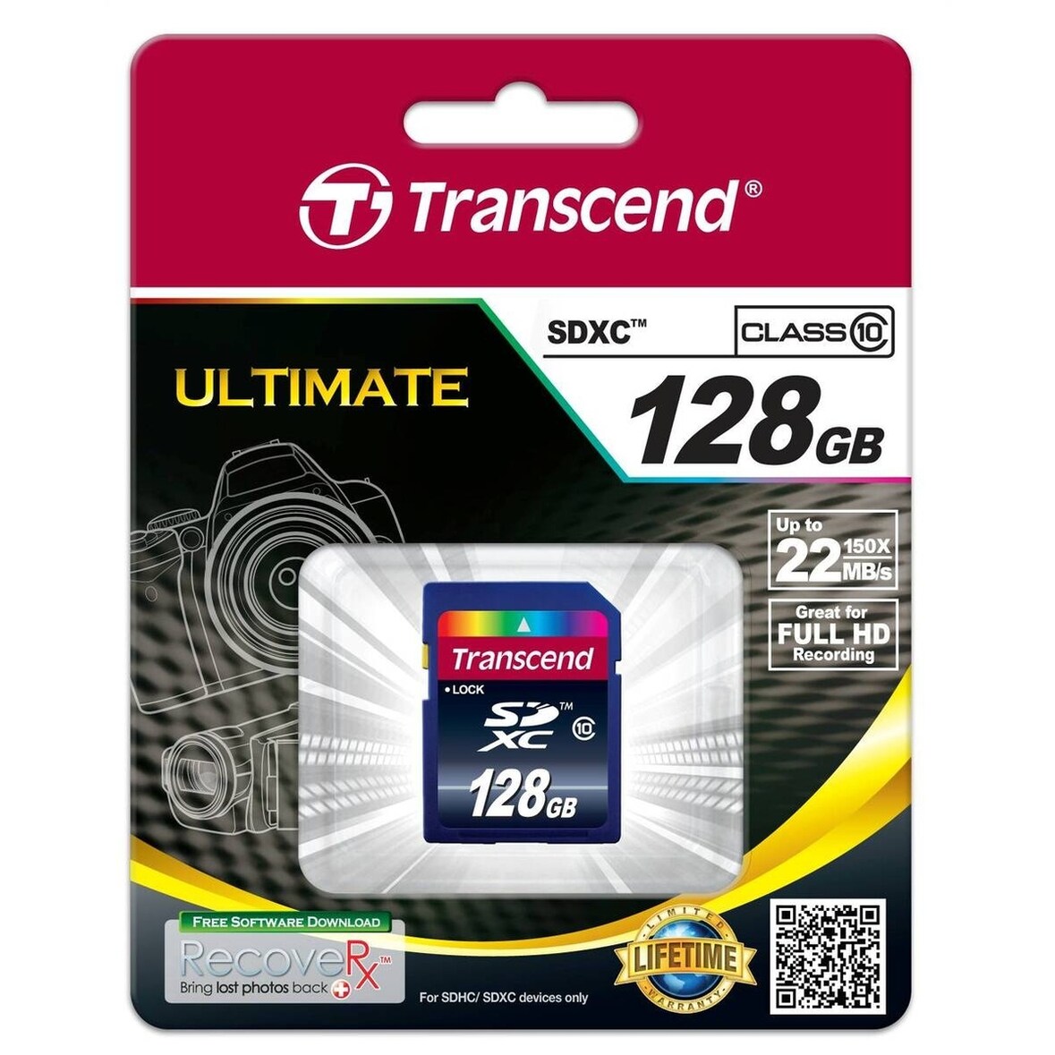 Transcend 128GB SDXC Class 10 (Extreme-Speed)