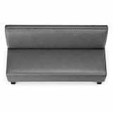 thumbnail of Banquette bistrot en simili cuir gris – 120 x 55 x 90 cm Mobilier Européen