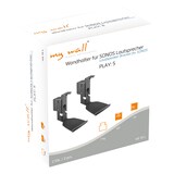 thumbnail of My Wall 2 Wandhalter für SONOS Lautsprecher PLAY: 5 Gen.2 Belastung: 7 kg, schnelle und einfache Installation, Inhalt: 2 Stück, schwarz