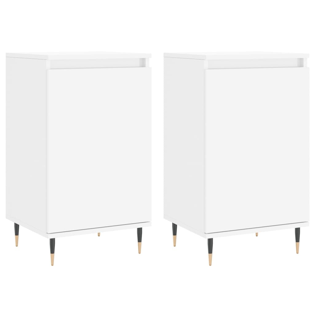 Helloshop26 - Buffet Sideboard Kommode Kleiderschrank Aufbewahrungsmöbel Organizer für Küche Wohnzimmer Lounge 2er-Set 40 x 35 x 70 02_0036664