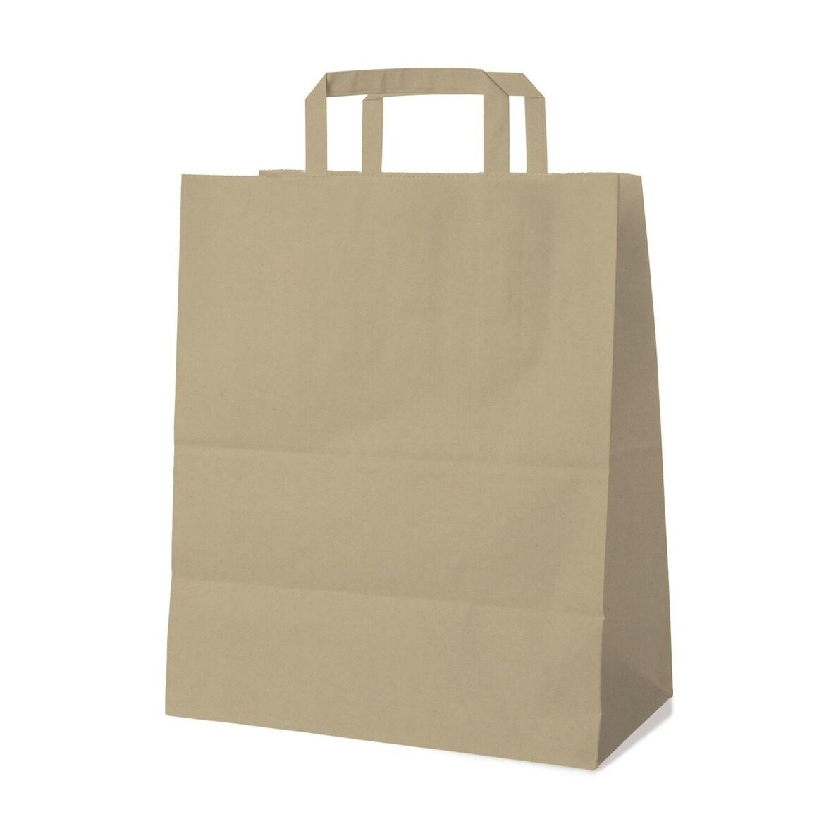 250x GASTRO Papiertragetaschen 39 x 32 x 16 cm mit EAN-Code braun
