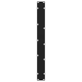 thumbnail of vidaXL Esstisch Beine V-Form 3 Stück Schwarz 70x(72-73,3) cm Stahl