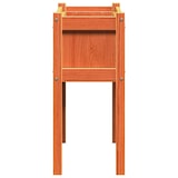 thumbnail of Helloshop26 - Fioriera rialzata per piante fiori giardino terrazze gambe cerate 70 x 31 x 70 cm legno di pino massiccio marrone 02_0038907