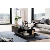 thumbnail of SalesFever Couchtisch rechteckig | mit Schublade | MDF-Holz | B 120 x T 60 x H 36 cm | schwarz