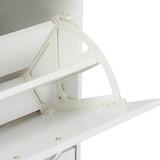 thumbnail of Relaxdays Schuhschrank, HxBxT: 152 x 60 x 24 cm, für 24 Paar, 4 Klappen, schmaler Schuhkipper, Flur Schuhkommode, weiß