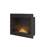 thumbnail of RAME 600 - Biochimenea empotrable negra con cristal protector Chimenea de bioetanol de pared
