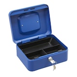 thumbnail of ARREGUI Elegant C9225 Caja Caudales con Llave para Transportar Dinero | Caja de Seguridad acero con bandeja | Caja fuerte portatil 20 cm ancho | Azul