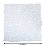 thumbnail of MSV - Tappetino da bagno 53x53 cm design pietra in bianco