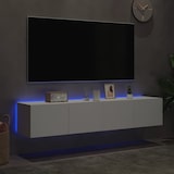 thumbnail of vidaXL TV-Wandschränke mit LED-Leuchten 2 Stk. Weiß 80x35x31 cm
