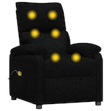 thumbnail of vidaXL Massagesessel Schwarz Stoff