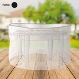 thumbnail of Abdeckhaube anthrazit für Rundtisch 120x75cm Schutzhülle Abdeckplane Möbelschutz anthrazit