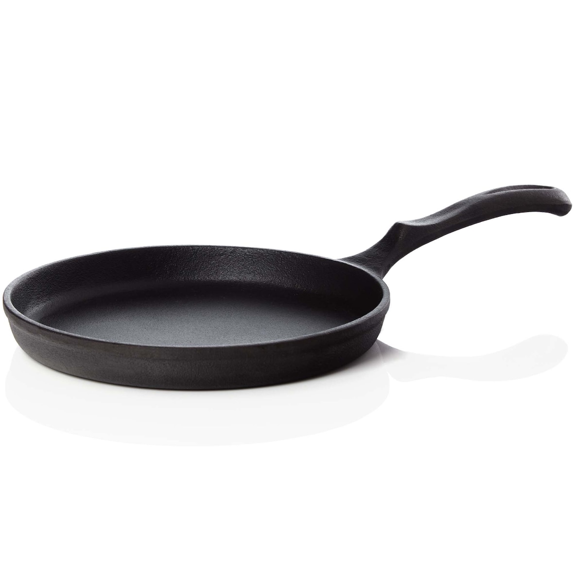 BBQ-Nerd® Gusseisen Crêpespfanne Ø 19 cm für Pfannkuchen Crêpes Spiegelei ? Crepepfanne für Grill Feuerstelle Herd einschl. Induktion