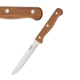 thumbnail of Olympia steakmessen met ronde punt hout