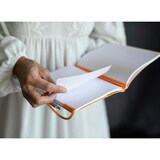 thumbnail of Rhodiarama Meeting Book A5+, 80 Blatt weiß 90g, mikroperforiert, mit Gummizugverschluss und Stiftschlaufe - Schwarz 117782C