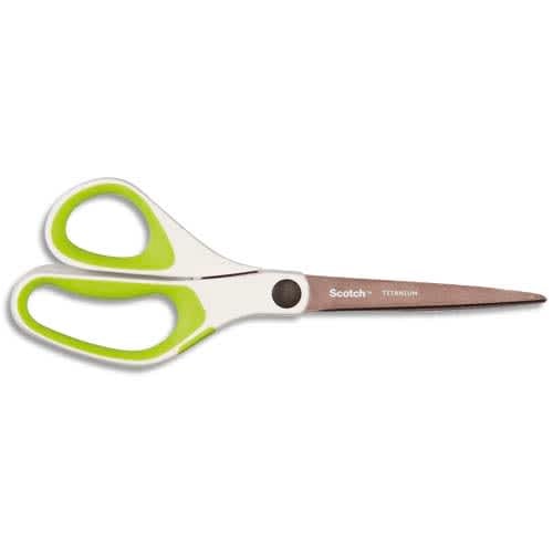 Schere Titanium 1458T-GR 20cm weiß//grün