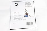 thumbnail of 5 Staubbeutel passend für Nilfisk Aero 20, 25, 26, 31, 35, Nilfisk Buddy 15, 18