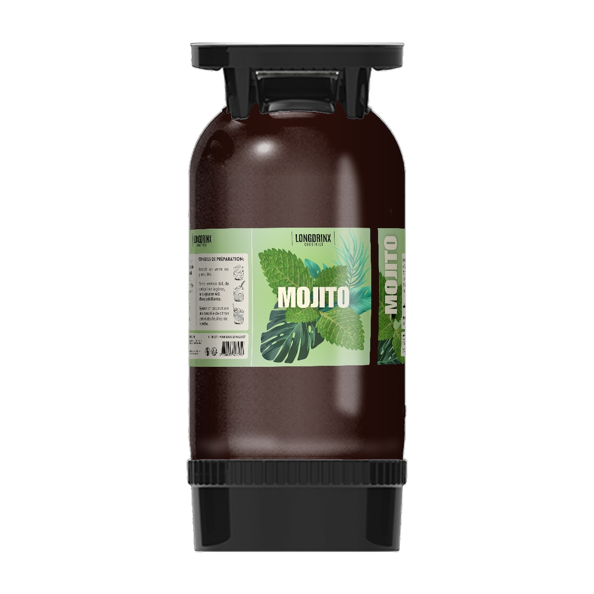 LONGDRINX - MOJITO PRESSION - Cocktail prêt-à-servir - 12,5% alc. - FUT 20 Litres