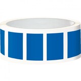 thumbnail of Aufkleber I Etikett, eckig, beschriftbar, blau, Folie, selbstklebend, 50x25mm, 100/Rolle