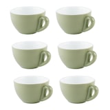 thumbnail of APS set van 6 koffiekopjes in groen Ø 9.5 cm, H: 6 cm, 200 ml