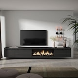 thumbnail of TV-Meubel, Lowboard, Woonkamer, Eetkamer, 317x35x45cm, Elektrische haard XXL, Hangend, Moderne stijl, Zwart - 510_319