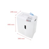 thumbnail of Destructora de documentos HSM shredstar X10, nivel de seguridad 4, corte en partículas, 10 hojas