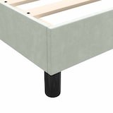 thumbnail of vidaXL Boxspringbett ohne Matratze Hellgrau 160x220 cm Samt