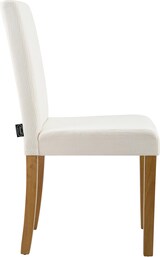 thumbnail of CHEFGASTRO Esszimmerstuhl SANTIAGO Cord antik hell HxBxT 91x41x47cm Cord Creme Küchenstuhl