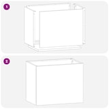 thumbnail of vidaXL Gartenblumentopf Silber 50 x 32 x 40 cm Edelstahl