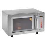 thumbnail of METRO Professional Microondas GMW1125, aço inoxidável, 51.1 x 43.2 x 31.1 cm, 25 L, 100 programas, temporizador 60 min, prato de max Ø 30.5 cm, prata