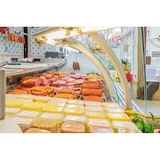 thumbnail of KBS Frischwarentheke 3205x1148x1200 mm mit Maschine und Seitenteilen grau 230 V