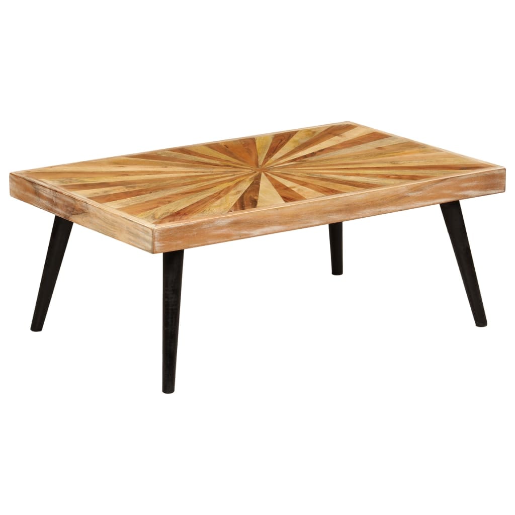 vidaXL Couchtisch Massivholz Mango 90x55x36 cm