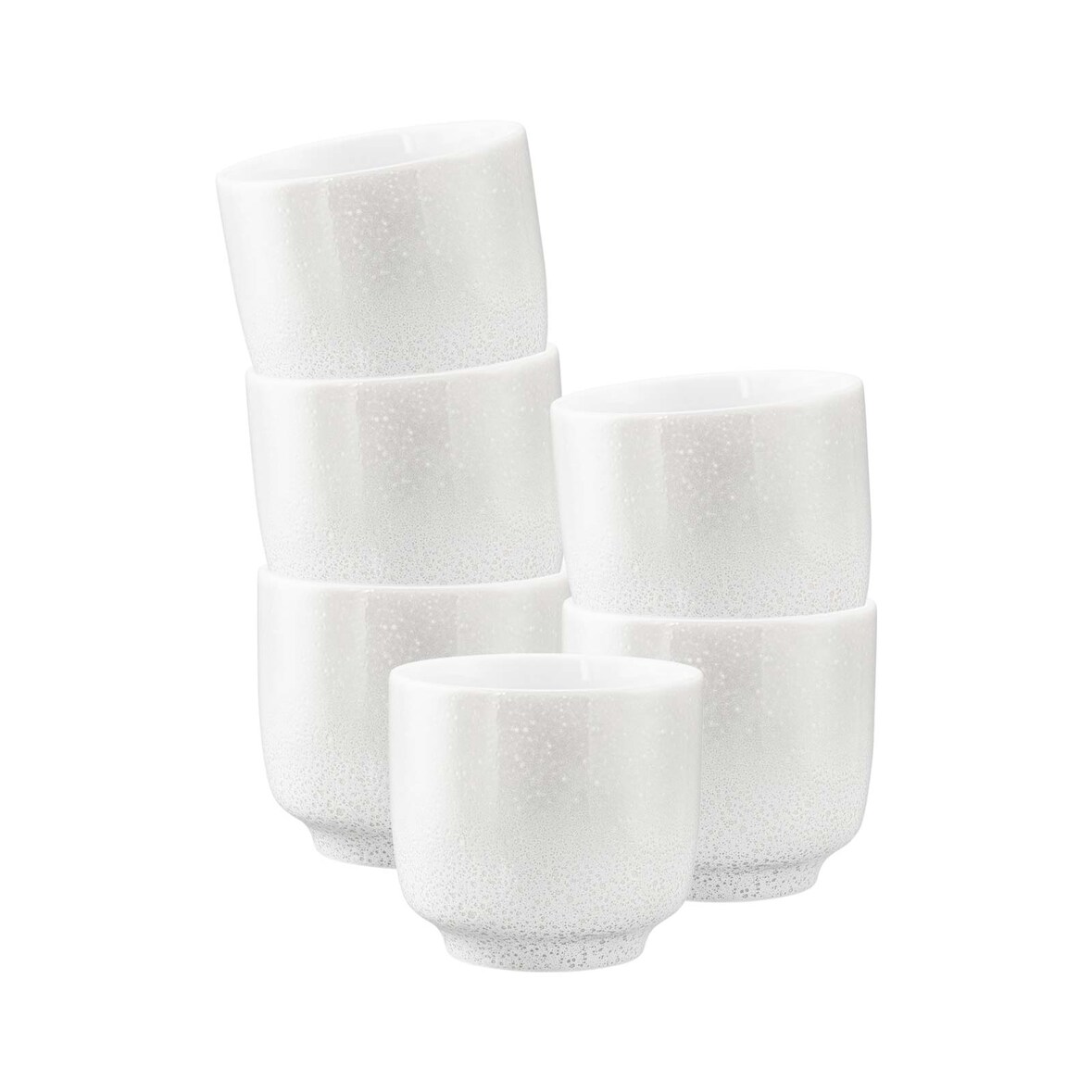 Seltmann Weiden Sento Home Cappuccinotasse ohne Henkel 300 ml 6er Set - Aura white