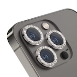 thumbnail of MobileKing Linsenschutz Glitzer-Ringe in schwarz für iPhone 13 Mini - 9H Glas - MBK522