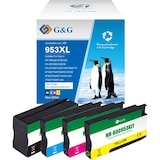 thumbnail of G&G 953 XL Inktcartridge geschikt voor HP 953 953XL - Multipack 4 Inktpatronen - Hoge Capaciteit